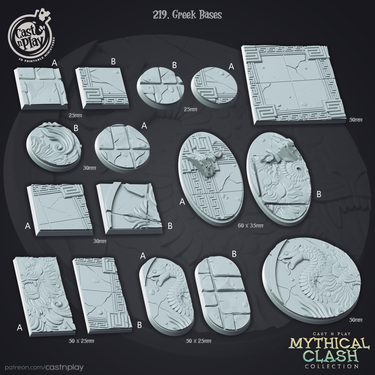 Greek Temple Bases